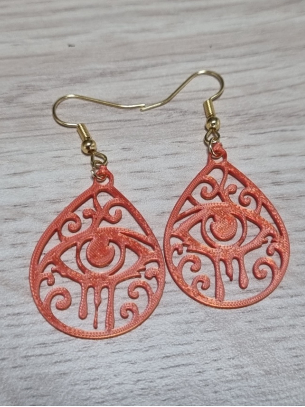 Mystic Eye Teardrop Earrings